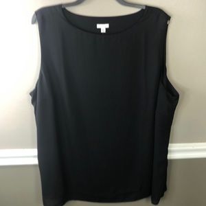 J Jill 4X Black Tank